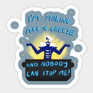 Rouxls Kaard is making Mac n cheese Sticker